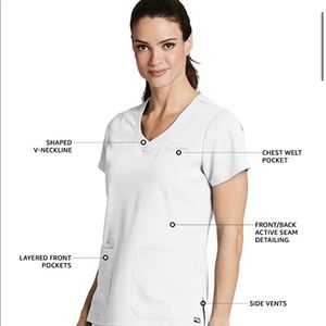 Grey's Anatomy 4-Pocket V-Neck Scrub Top